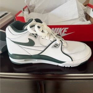 Nike Air Flight White/Vintage Green-Wolf Grey Sneakers
